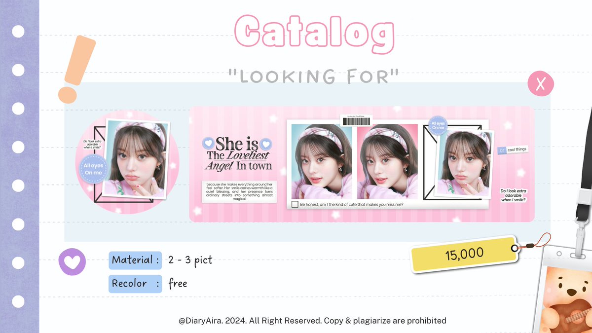 DiaryAira's tweet image. 𝘏𝘦𝘭𝘱 𝘳𝘦𝘱𝘰𝘴𝘵! 🥺🫰🏻

ֺּׅ⏦ﾟ♡ here, here— pretty soul! 🍎💬 aku open titipan khusus 4 katalog dibawah dengan slot terbatas with special price 𝟏𝟐𝐤 𝐎𝐧𝐥𝐲! 😋 ‘newways, bisa cek tweet di bawah for further information, cayang! ⟡ ݁ 🛵

#zonaba #zonauang