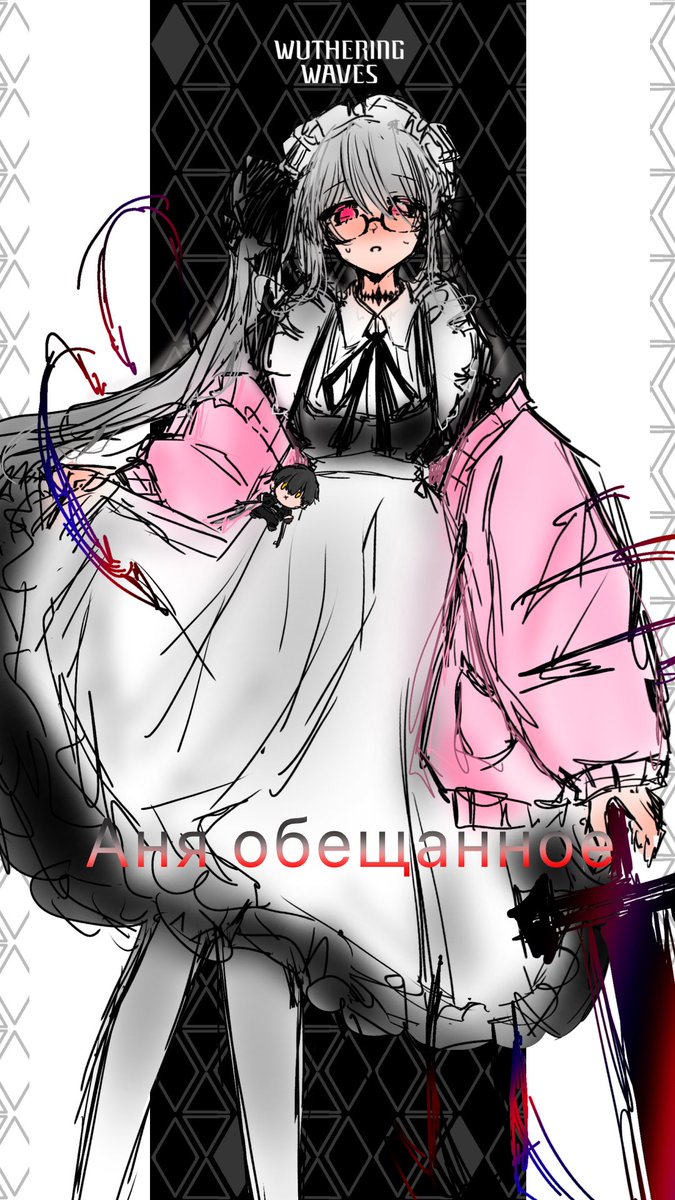 naninanikkaa's tweet image. “I’ll carry all your orders lord Arbiter— master ❤️ “ 

#WutheringWaves  #Аня #Аняобещанное
#OC