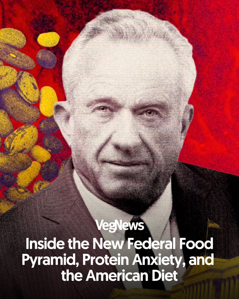 Whole grains at the bottom of the pyramid? Make it make sense. 
vegnews.com/new-food-pyram…