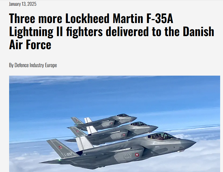 İşte Gröland'in Kurtarıcıları
İşte 400km'den ABD F-16'sını görüveren süper Stealth F-35.

▶️▶️▶️
Hadi kullanın. Neden Grönland'a kalkıp gitmiyor da Danimarka'da hangarlarında yatıyorlar❓