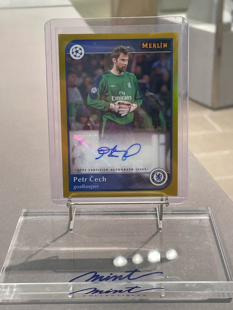 お客様の店内開封にて 2024-25 TOPPS UCC MERLIN CHROME SOCCER HOBBY