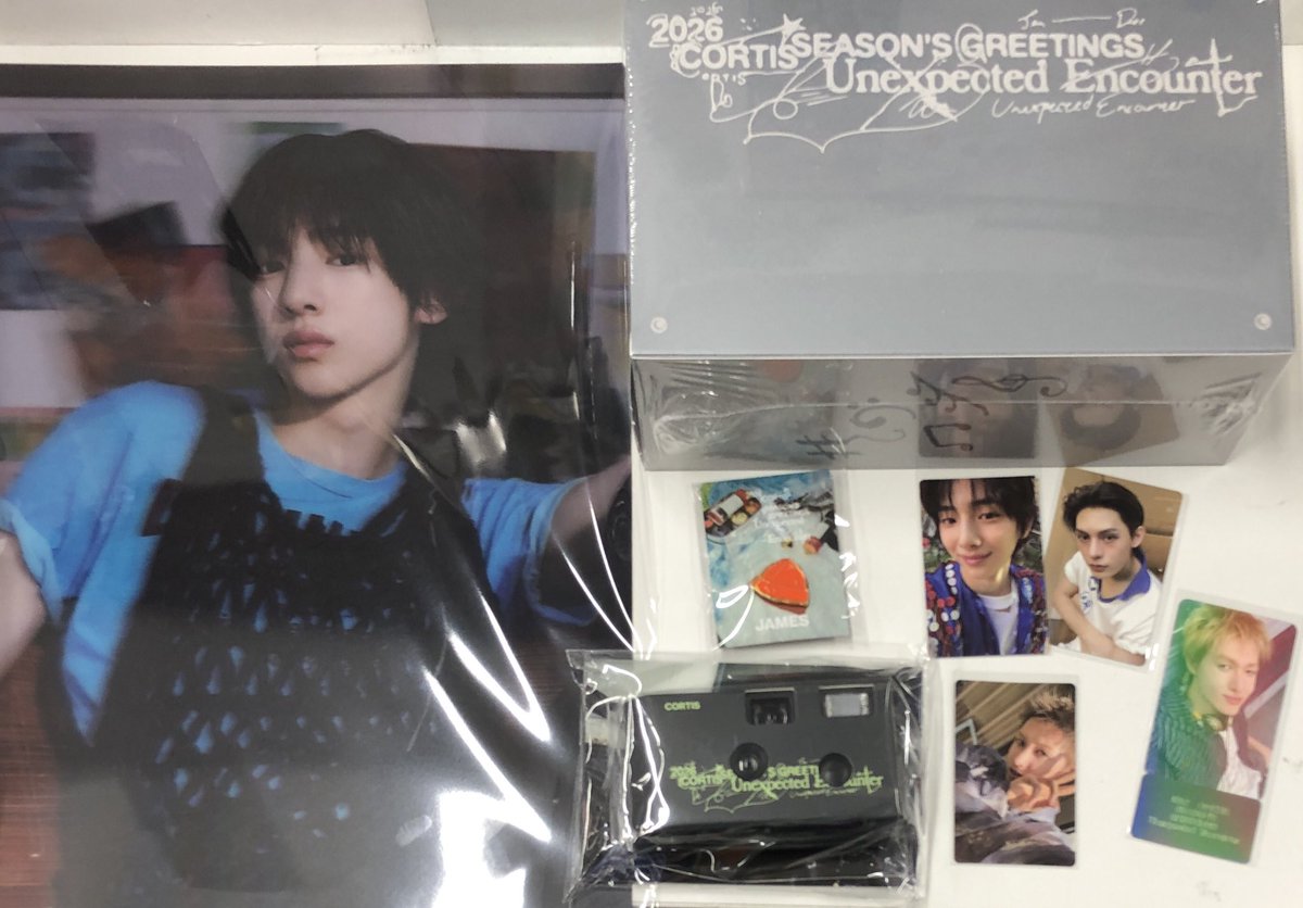 入荷情報】#CORTIS CORTIS HolidayHouse POPUP 特典、シーグリ未開封