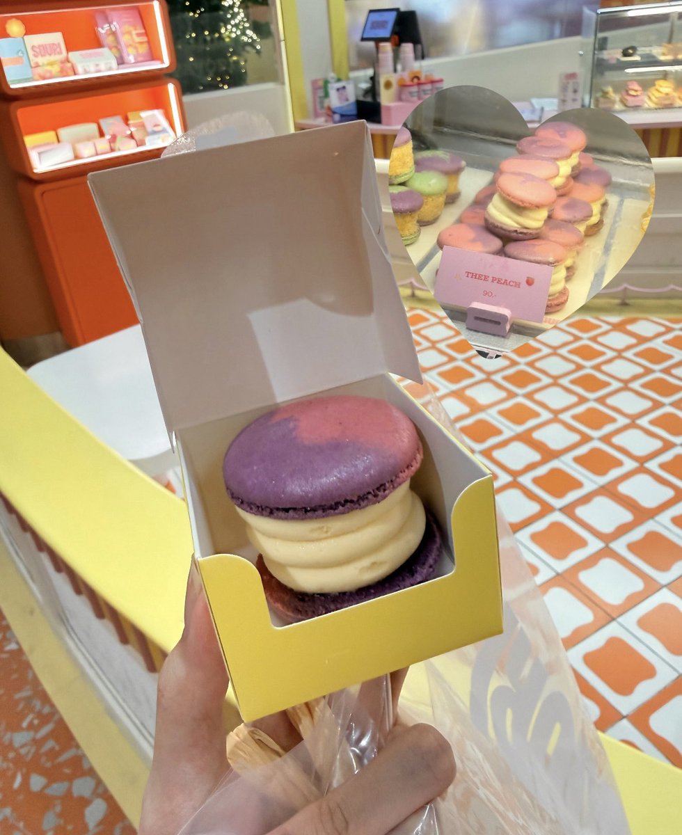meilynnjang's tweet photo. แก้บนกิน หมา การอง แล้วนะคะ รส THEE PEACH สะด้วย https://t.co/EcCNhZWlDl