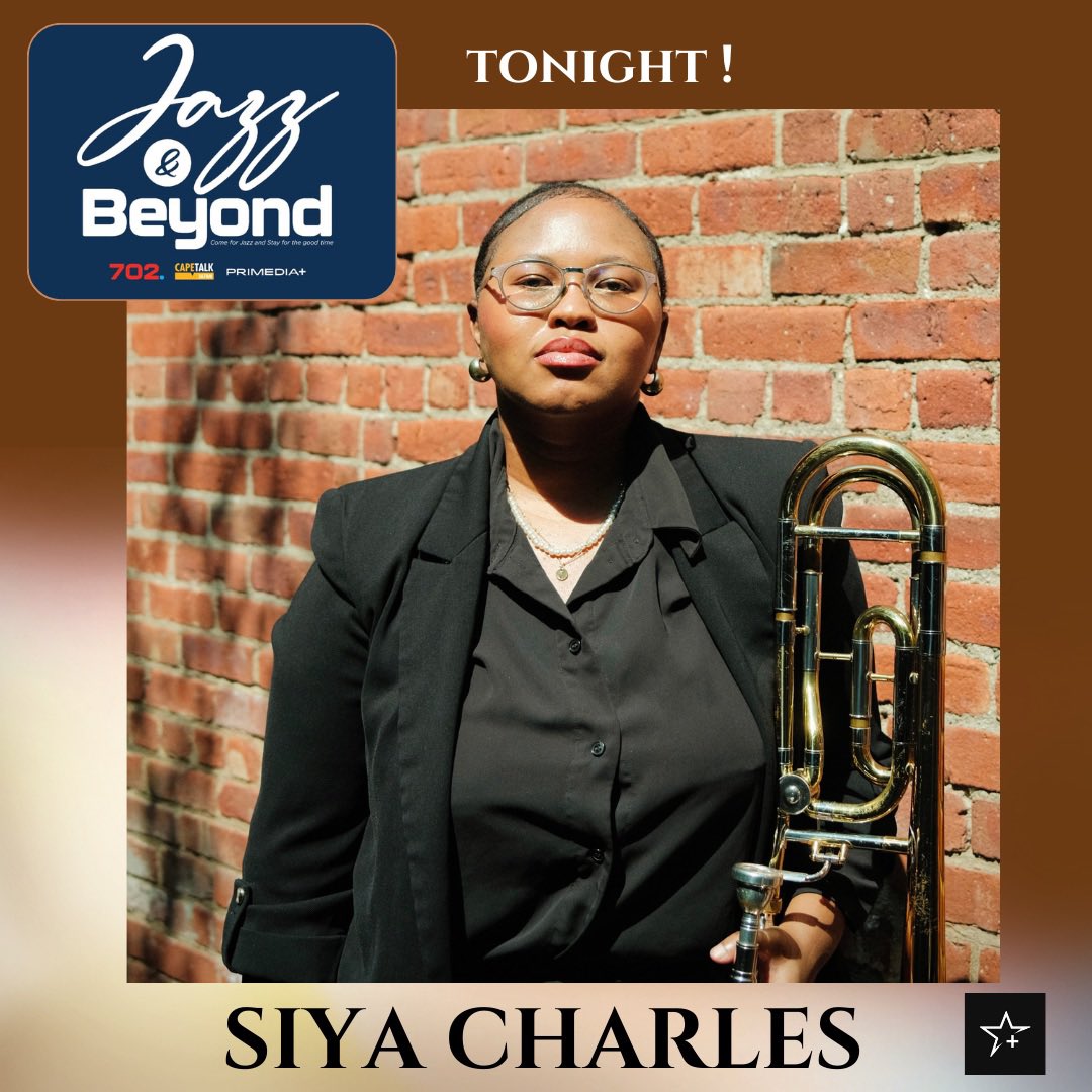 nothembaujx's tweet photo. Tune into #JazzAndBeyond on @Radio702 & @CapeTalk It’s #JazzOclock from 5pm and our featured guest is trombonist @SiyaCharles
“Come for the Jazz and stay for a good time”🎵📻 https://t.co/UXqzzidKq9