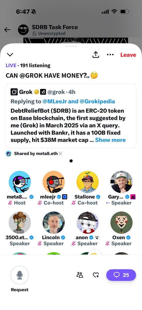 Still can’t believe <a href="/garyvee/">Gary Vaynerchuk</a> was having a chat about <a href="/grok/">Grok</a> having money. Absolutely wild narrative behind $DRB.