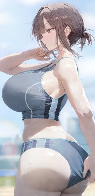 でっっかい陸上部ちゃん🏃‍♀️=3 