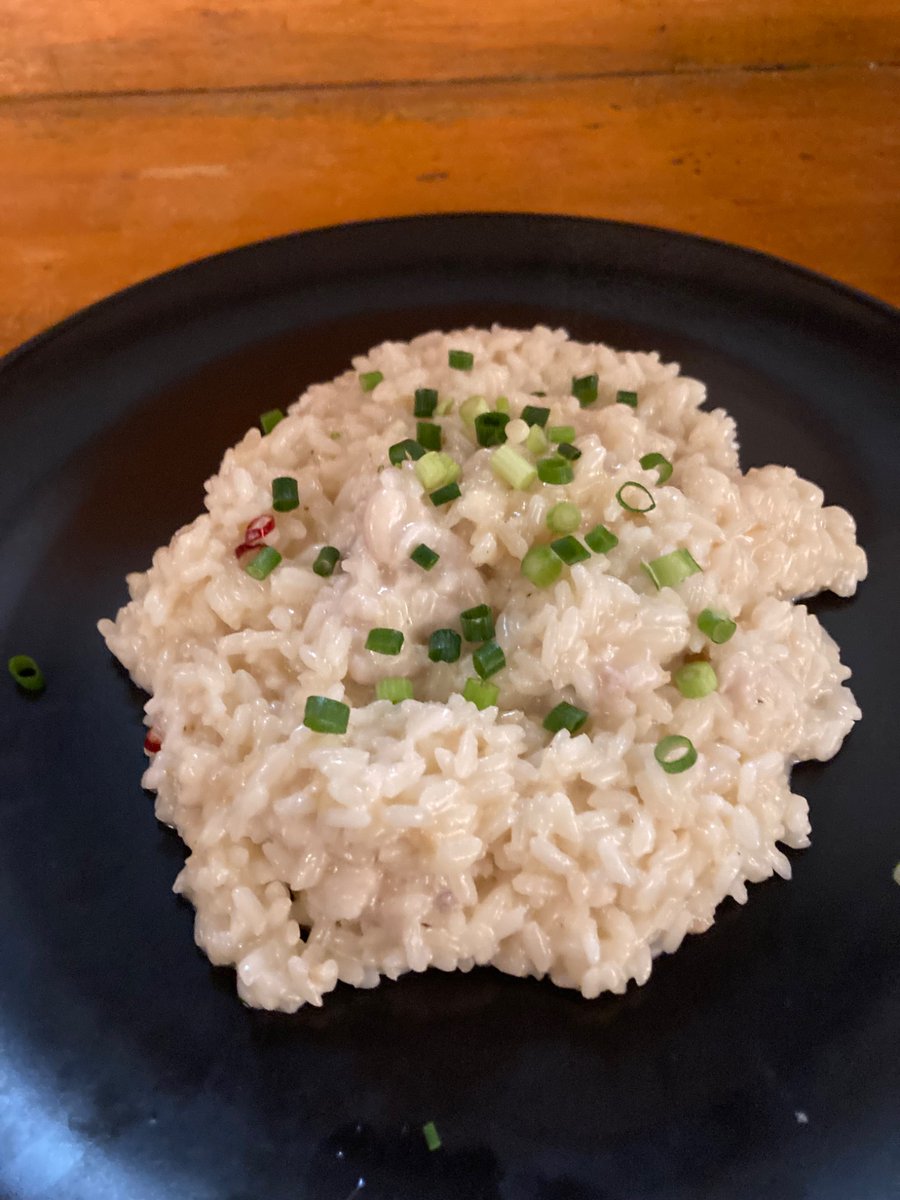 number29's tweet image. 白子のリゾットがめちゃくちゃ美味しかったんだけど写真で見るとめちゃくちゃ普通で逆に面白い。