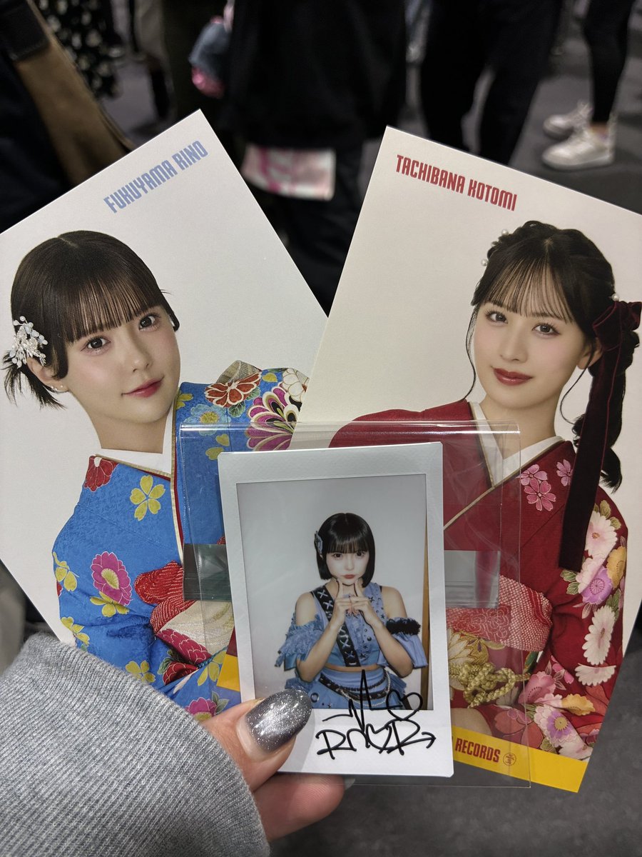 りのまるさんの直筆チェキ当たったよ〜！ ラボコレ楽しみ