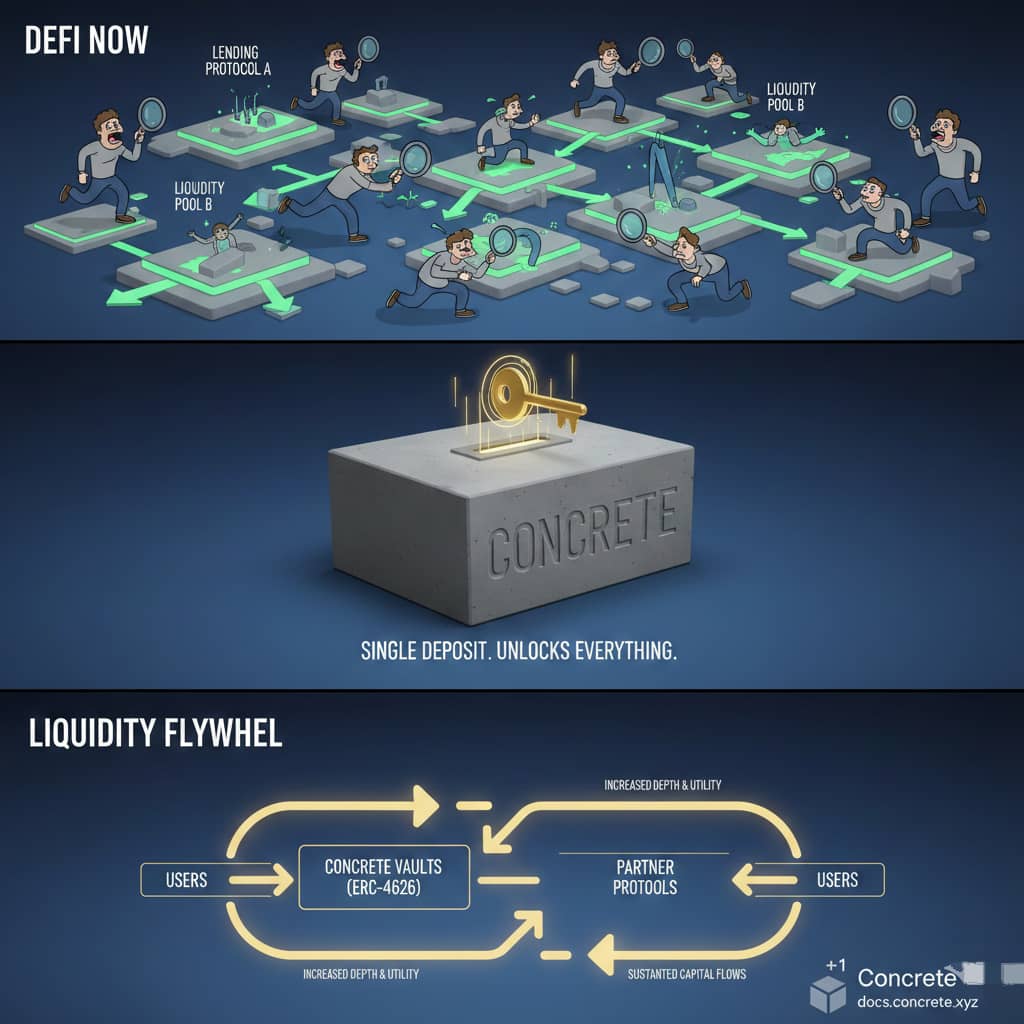 abdulbadinu's tweet image. In emerging token economies, it’s not enough to align incentives  infrastructure must reliably convert consensus into execution. @ConcreteXYZ is building exactly that: institutional-grade DeFi infrastructure that makes capital productive on-chain while preserving transparency,