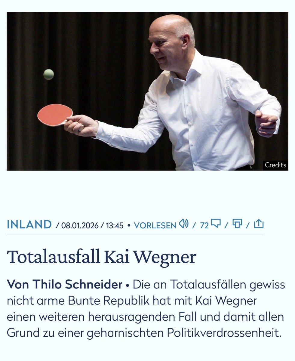 „Wir sind verlassen. Inmitten eines linksextremistischen Terroranschlags, bei dem 50.000 Berliner Haushalte im Dunkeln hockten – eine bessere Steilvorlage kann es für einen konservativen Politiker eigentlich nicht geben – entpuppt sich Kai Wegner als regenbogenfarbener Kasper,