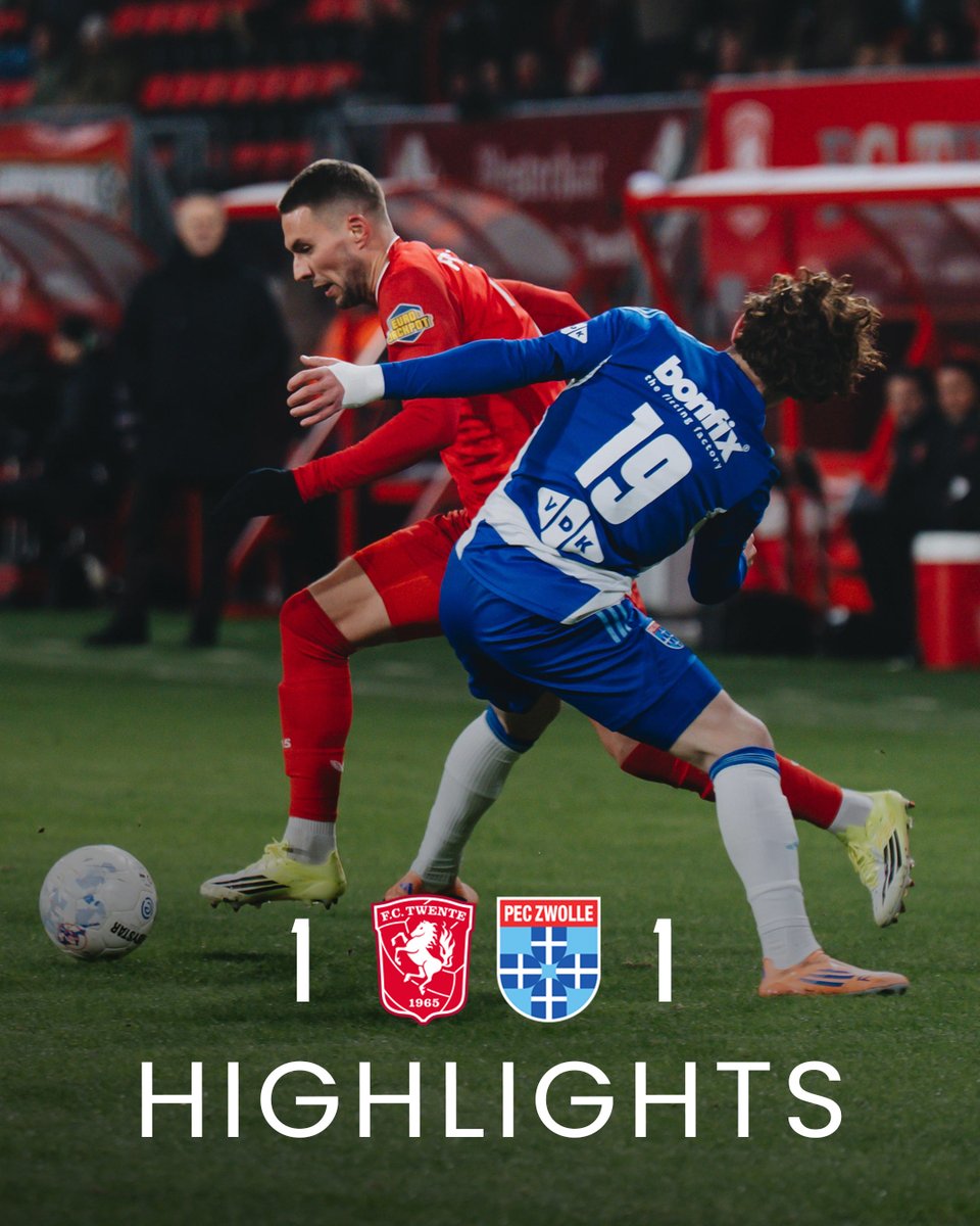 fctwente's tweet photo. 📽️Samenvatting

⚽️ #TWEPEC 

📺 https://t.co/PiVhxAEVWE

🔴 #FCTwente https://t.co/Im6FxpD22v