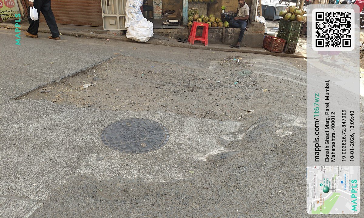 dipakchindane's tweet photo. @mybmc काम पूर्ण होऊन बरेच दिवस झाले परंतु अजूनही रस्ता व्यवस्थित करण्यात आला नाही, तरी त्वरित कार्यवाही करावी. https://t.co/tX7JAJwRXe