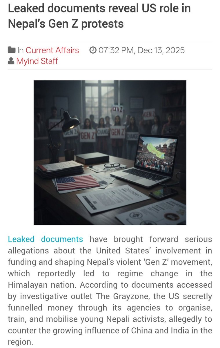 xathrya's tweet image. - CIA dalang demo GenZ Nepal 2025 &amp;gt; rezim Nepal runtuh ✅
- CIA suap pejabat Venezuela &amp;gt; Maduro ditangkap tanpa perlawanan ✅
- CIA dalang demo Iran 2016 &amp;gt; bentar lagi rezim Iran runtuh 🟠🟡

- CIA dalang demo Indonesia 2025 &amp;gt; cuma ini yg gagal ❌

Luar biasa para Patriot 🇮🇩🦅🇮🇩