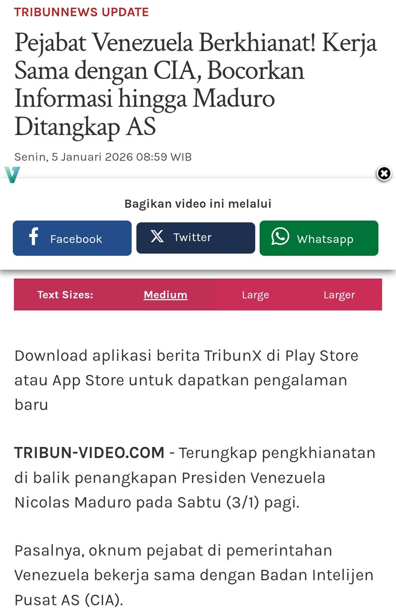 xathrya's tweet image. - CIA dalang demo GenZ Nepal 2025 &amp;gt; rezim Nepal runtuh ✅
- CIA suap pejabat Venezuela &amp;gt; Maduro ditangkap tanpa perlawanan ✅
- CIA dalang demo Iran 2016 &amp;gt; bentar lagi rezim Iran runtuh 🟠🟡

- CIA dalang demo Indonesia 2025 &amp;gt; cuma ini yg gagal ❌

Luar biasa para Patriot 🇮🇩🦅🇮🇩