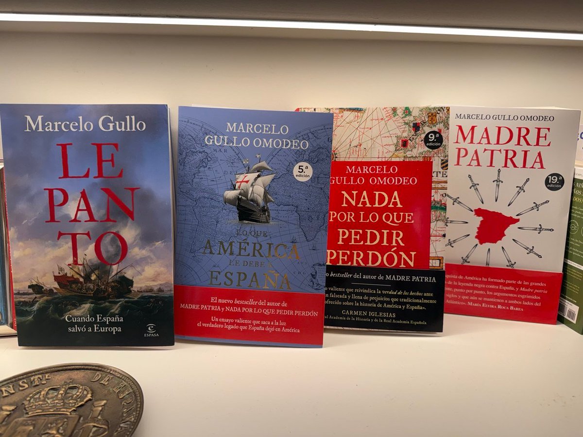 BretonsCarlos's tweet image. En España, cuando gobierne @vox_es @Igarrigavaz @Jorgebuxade , debería ser obligatoria la lectura de estos libros en la enseñanza obligatoria. 
Para que los españoles recuperaran la consciencia de la grandeza de su historia.