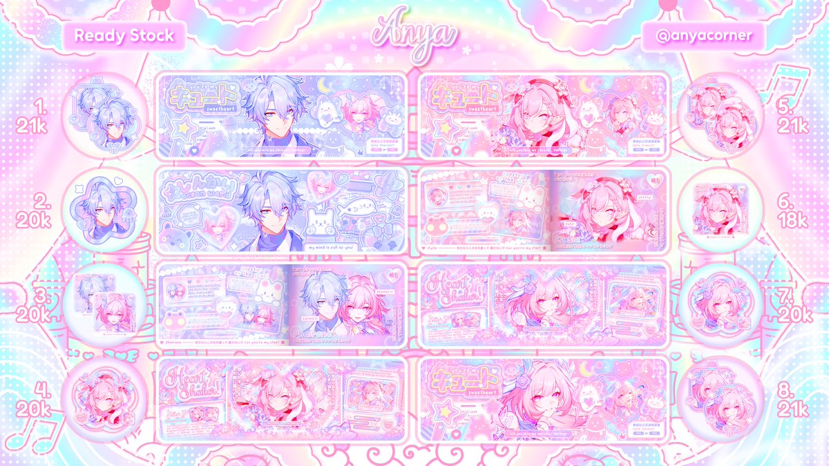 anyacorner's tweet image. ✿ [ Help RT thankyou! ]

hii guys dalam rangka menyambut nataru🎄🎅 (telat, baru sempet😭) 
aku mau diskon rs dan cs ku. all layout 8k, setiap take 2 15k 🥳🩷

merry christmas and happy new year!! ❤

#zonauang #zonaba #zonajajan