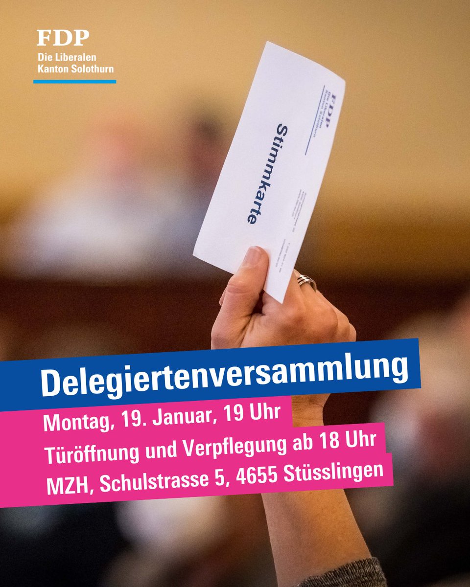 FDP Kt. Solothurn tweet media