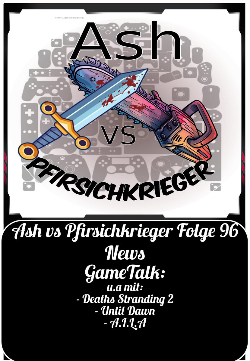 Wir haben uns spontan entschieden mit #ashvspfirsichkrieger eine Woche früher aus der Winterpause zu kommen. Wir haben einfach zu viel zu quatschen und der Rhythmus passt mit den Wochen danach besser um etwas aktueller zu bleiben 😁
Folge 96 kommt am Dienstag, 13.1.  ab 7 Uhr 🤘