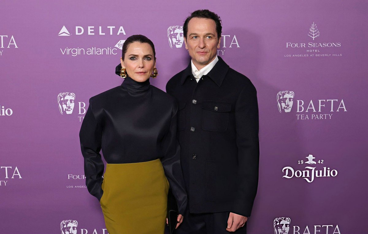fankerirussell's tweet photo. 📸 #KeriRussell attended 2026 BAFTA Tea Party held at the Four Seasons Hotel Los Angeles on January 10.
#TheDiplomat #BAFTA2026 #BAFTA #BAFTATeaParty #MatthewRhys #RenateReinsve
🔗https://t.co/aASe4wXLZA https://t.co/3cAESSxvKO