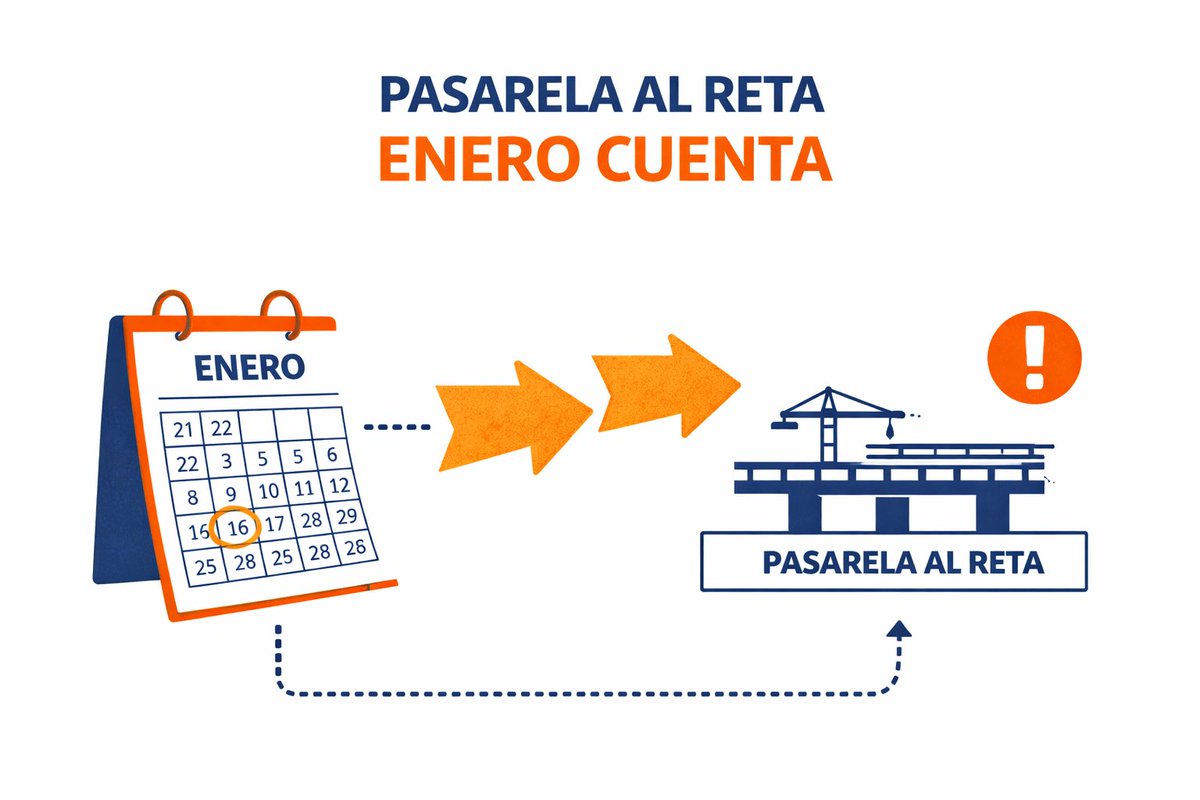 ¿Qué norma concreta cree usted <a href="/AlbMayoral/">Alberto Mayoral De Lamo .·.</a> que impide hoy aprobar la #PasarelaAlRETA y qué iniciativa piensan tomar para avanzar ?Enero cuenta.