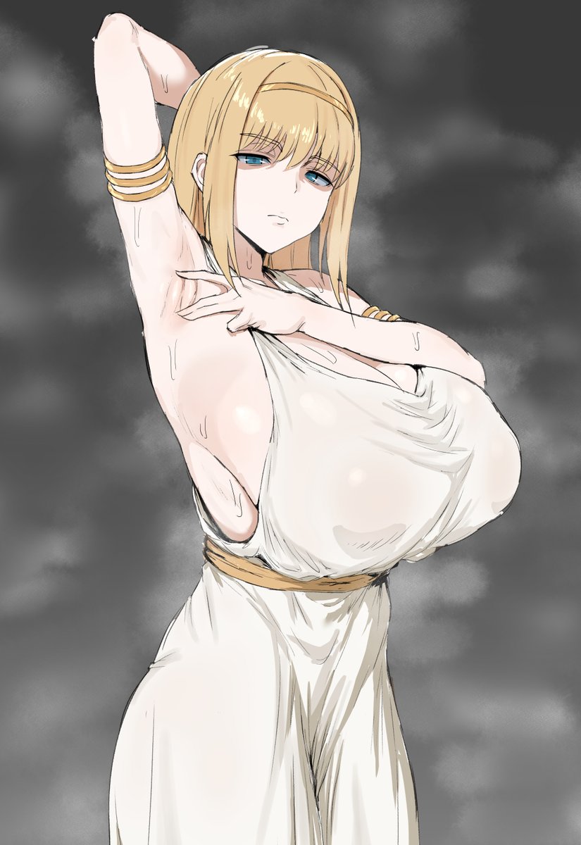 進撃の始祖ユミル脇見せ 