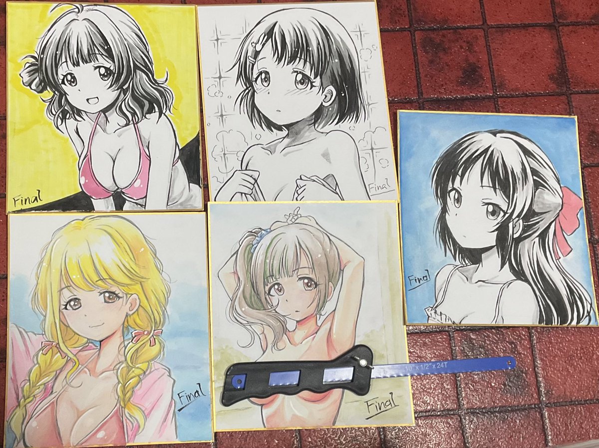 あけましておめでとうございます(遅刻)
去年は色々忙しく絵を描く余裕の少ない一年でしたが今年はもっと描けたらいいな

1/18のこみっくトレジャー参加します
ですがコミケ新刊出ない予定だったので3D嫁スペース間借りです
4号館D45a しおさいと。
にて頒布してます
よろしくお願いします
以下頒布色紙 