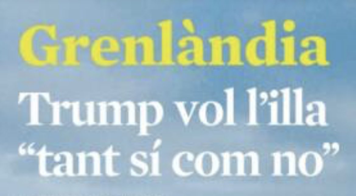 germa_gordo's tweet photo. Trump diu que la gent d’Iran està mirant la llibertat. Totalment d’acord. Però la gent de Groenlàndia ja la té, individual i col·lectiva, i ningú la pots vulnerar, tampoc Trump. https://t.co/UIC6TPCd6G