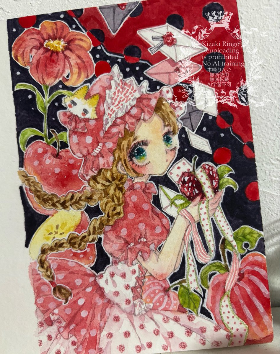 ポスカサイズゥ〜
水玉大好き〜