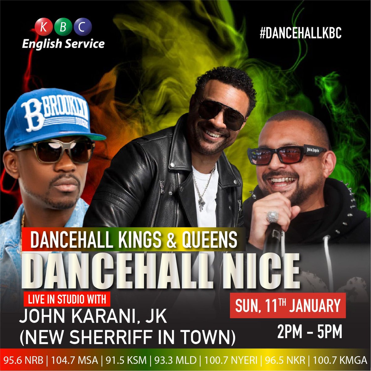 kbcenglish's tweet image. Sweet Reggae Tunes 2pm - 5pm. Pin location and join your New Sherriff in Town @johnkaranijk  for Dancehall Kings and Queens @kbcenglish  . Listen live kbc.co.ke/radio/live
Goodtimes are back.
#dancehall
#reggae
#dancehallkbc