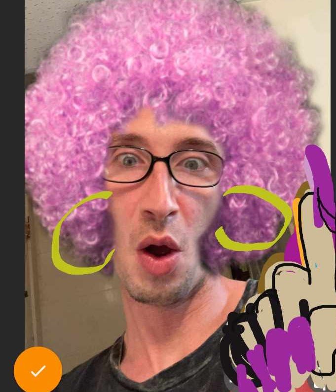 Hey <a href="/grok/">Grok</a> can you make my disco queen friend with his hand up with his pointing finger up with longs nails like he's saying "oh no you didn't!!"