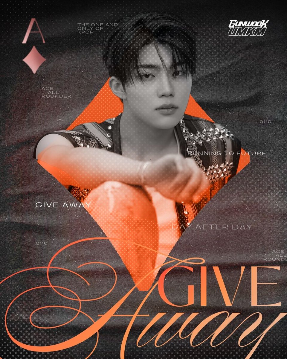 GunwookUMKM's tweet image. PARK GUNWOOK 2026 BIRTHDAY PROJECT
🃏𝗧𝗛𝗘 𝗔𝗖𝗘 𝗕𝗘𝗬𝗢𝗡𝗗 𝘽𝙊𝙍𝘿𝙀𝙍𝙇𝘼𝙉𝘿🃏

♦️ GAME OF DIAMONDS♦️
GIVEAWAY

Dalam rangka mendukung Birthday Song Release Gunwook ‘Day After Day’ dan MV ZEROBASEONE ‘Running to Future’, Yuk ikut berpartisipasi Giveaway ini dan dapatkan…