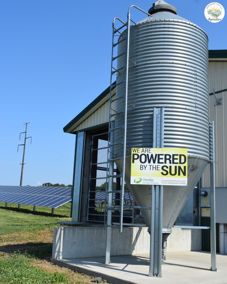 MoCoOAG's tweet image. Agriculture and clean energy work hand in hand. Solar power helps farms reduce energy costs while supporting long-term sustainability. ☀️#SustainableAg #SolarFarming #MoCoAg