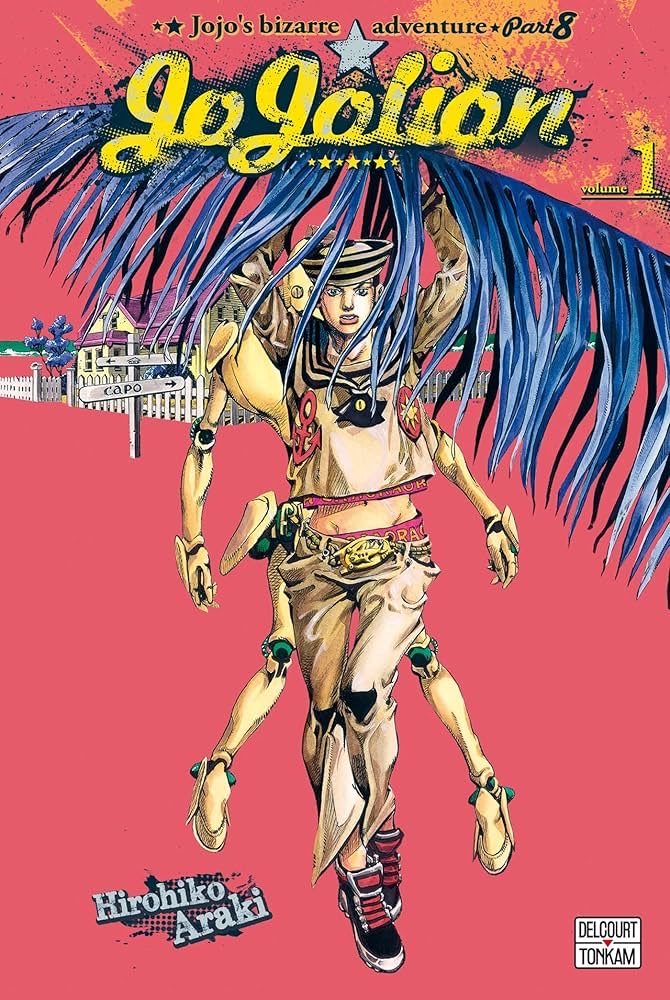 MohJoestar's tweet image. NOBODY does manga covers like araki does