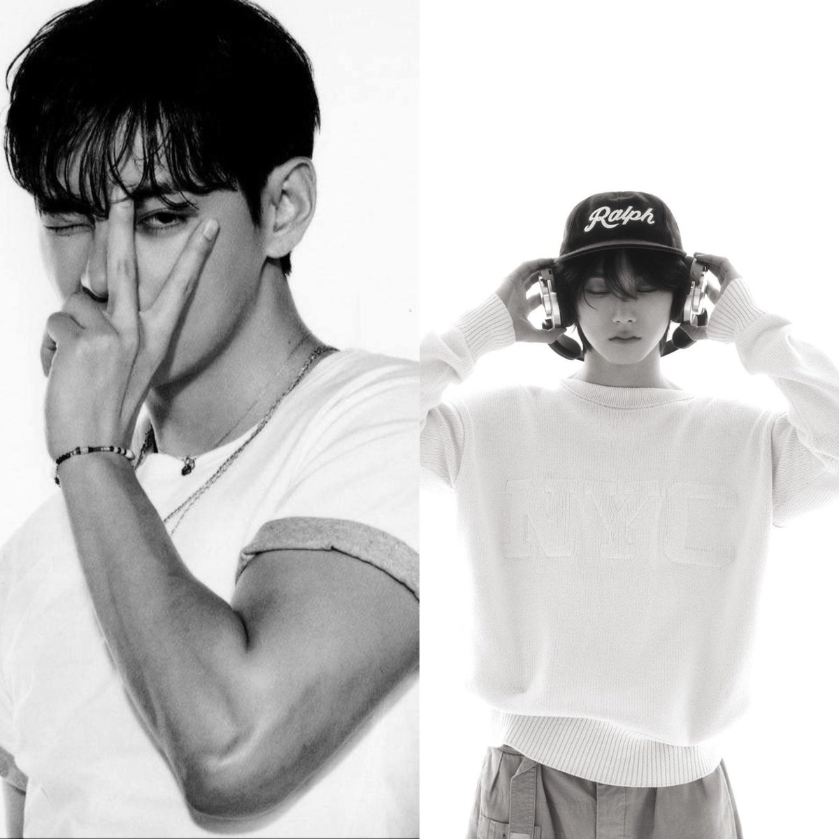 tetestream's tweet image. Sungho from BOYNEXTDOOR choose Kim Taehyung as role model on his 2026 ideal self-board!