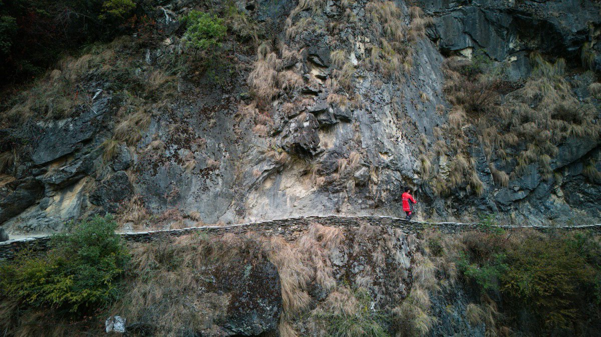 hhrmt208's tweet photo. Lisu graduate Zhong Jiuwang returns home as a courier, serving 4,000 km² along the Gaoligong border — connecting villages with modern life.
#BorderLife #RuralRevitalization https://t.co/UVgs2iYj6Y
