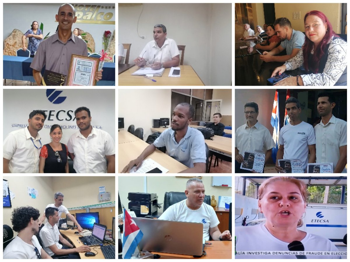 🤝 El trabajo de los ingenieros en <a href="/ETECSA_Cuba/">ETECSA</a> #Camagüey 🇨🇺 es indispensable para el asegurar desarrollo del país y mucho más en la actualidad. 
💙A ustedes, nuestros maestros, el eterno agradecimiento y las felicitaciones este #11enero día del ingeniero cubano.