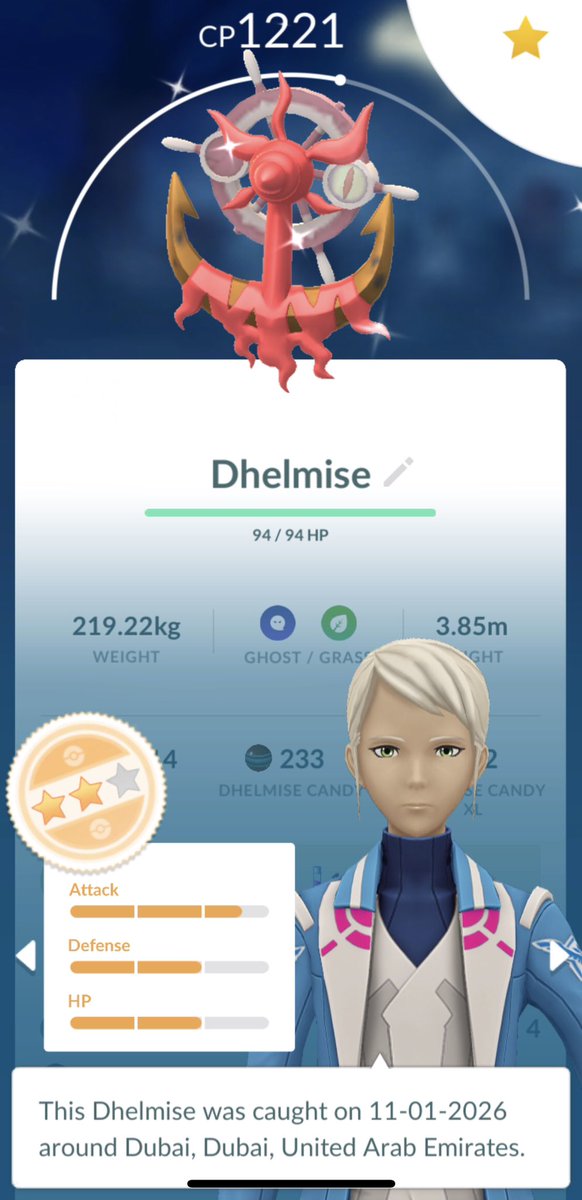 Last day from  the last task 🥰🥰🥰

Finally got my anchor shiny 

#PokemonGO