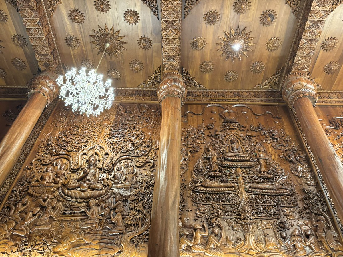 hoynoywip's tweet image. อมก คือไม้แกะทั้งอุโบสถ