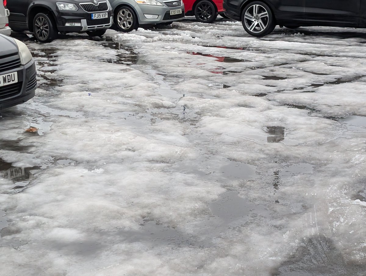 daoverfield's tweet photo. @sainsburys this is the state of your BlackHeath West Midlands store! Sheet ice no grit dangerous for older shoppers! And dangerous with cars sliding. And to top it off no heating in store shopping on an ice box! If other supermarkets have cleared why not this! https://t.co/e2iRNKLdUW