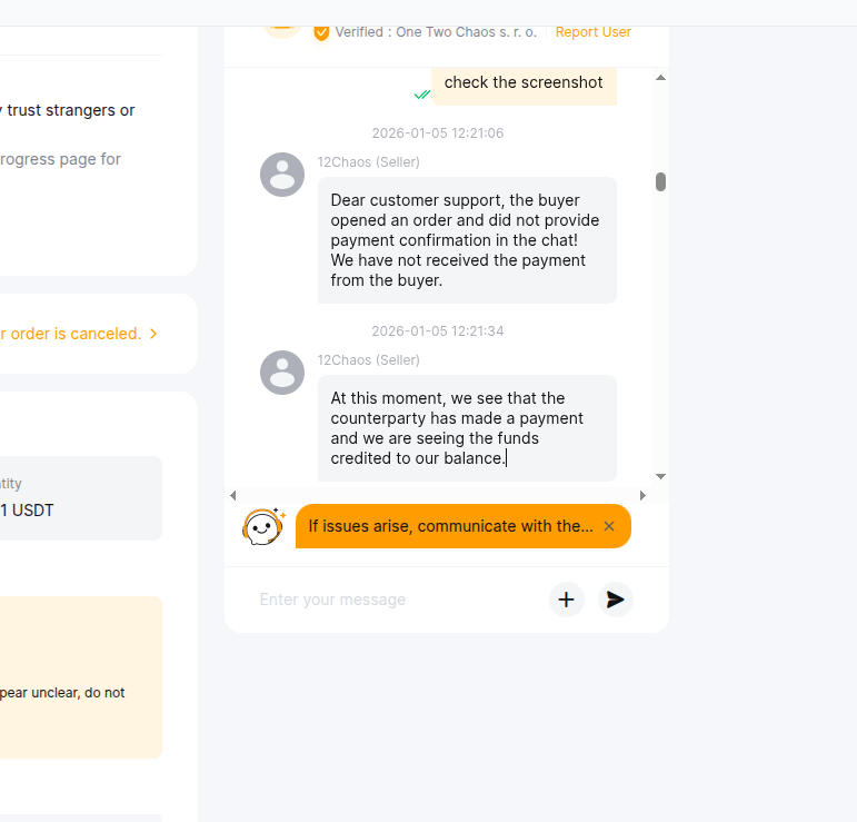HaSN_CH's tweet photo. @Bybit_Official cancelled my p2p order and I lost my Fiat although I transferred it and showed all proofs. Even seller confirmed this before faking evidence. Now they are restricting my account on Fraud allegations which has alot of crpyto stored. @BybitHelpdesk Repost to masses! https://t.co/qOMcG7gk7c