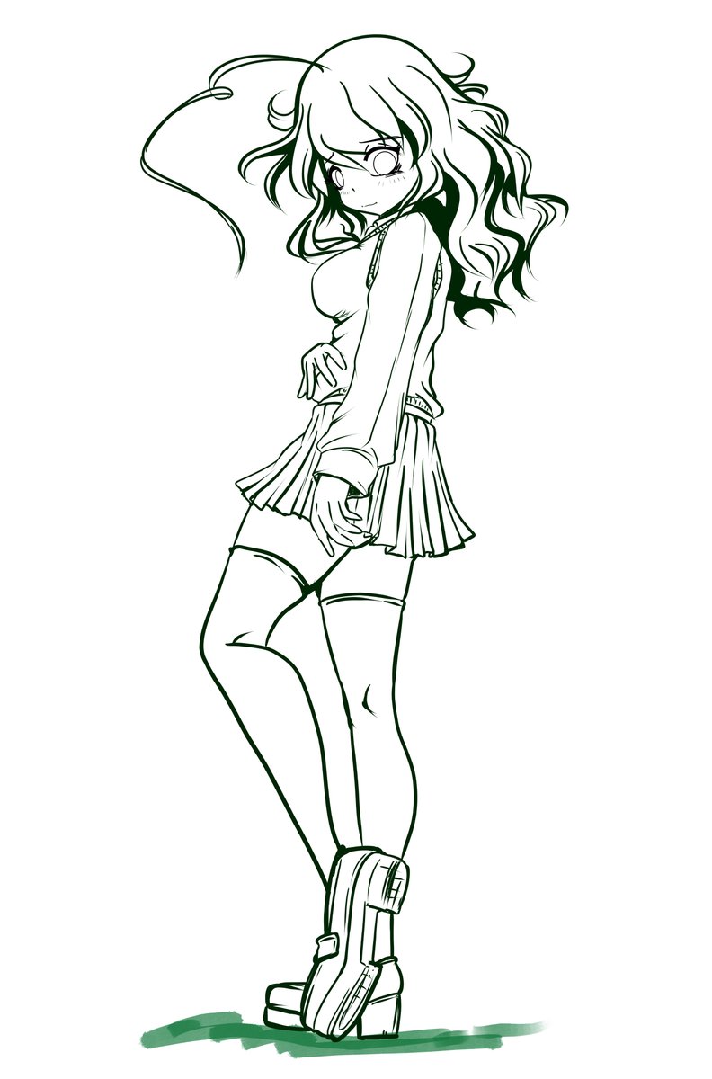 えんちーちゃん線画
おやすみぃ_(:3」∠)_
#えんちーちゃん
#オリキャラは性癖の見本市 