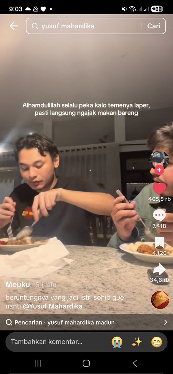 liat tiktok temennya si madun lucu banget, gua kalo jadi temennya juga bakal gt gatau knp seru aja nyindir mantan temen wkwkwkw