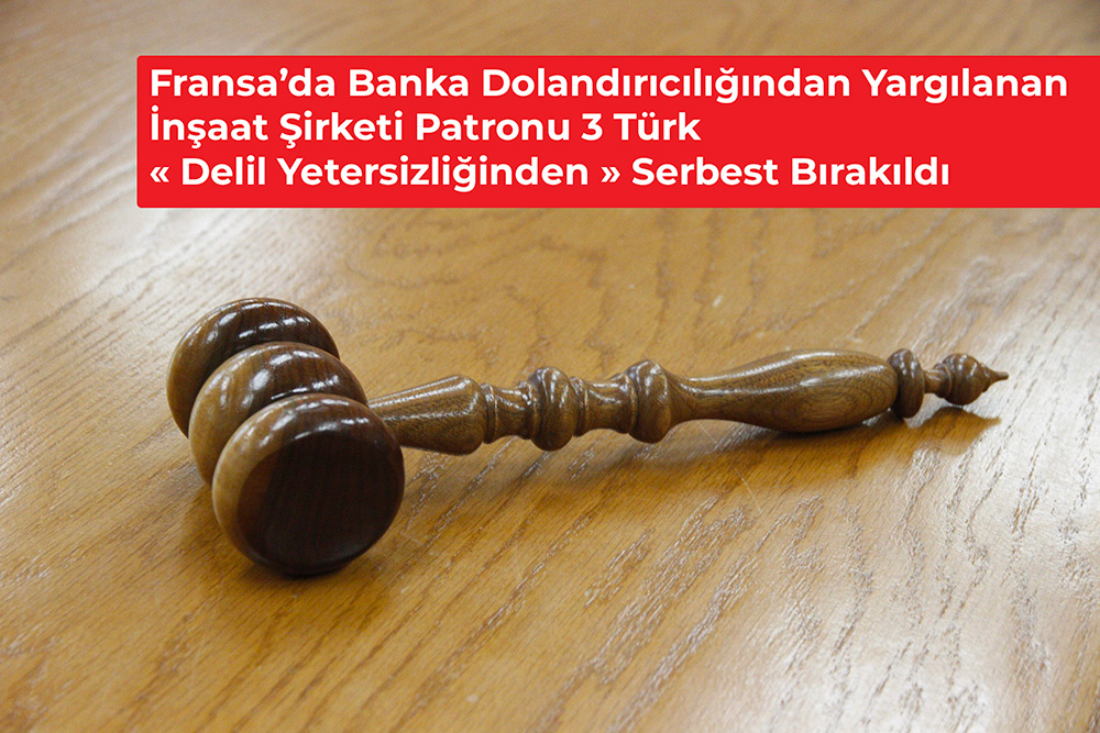 Fransa’da Banka Dolandırıcılığından Yargılanan İnşaat Şirketi Patronu 3 Türk « Delil Yetersizliğinden » Serbest Bırakıldı 
fransapostasi.fr/fransa/fransad… 

#fransadakitürkler #fransa #kuzeyfransa #fransızbankaları  #türkinşaatşirketi  #bankadolandırıcılığı #dolandırıcılık #fransainşaat
