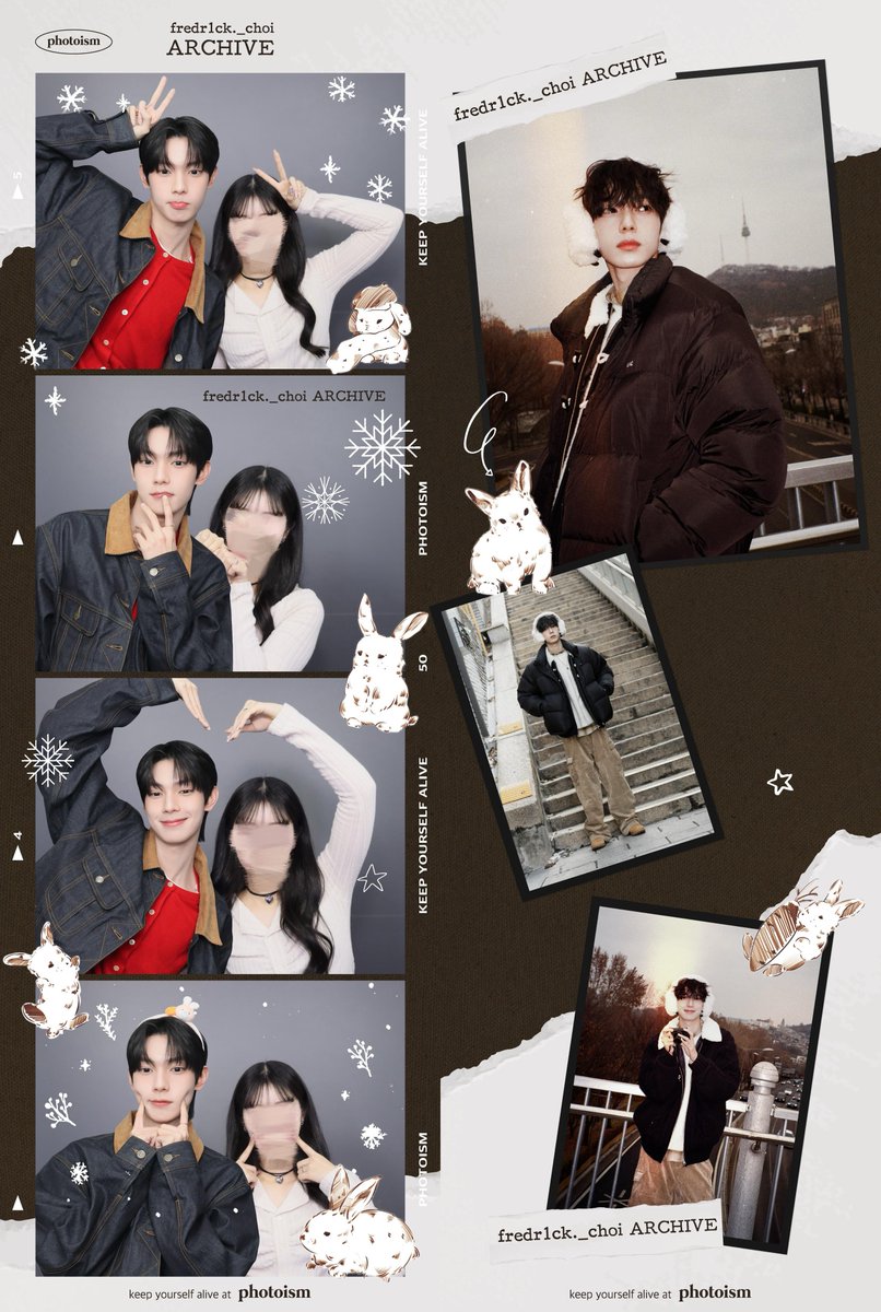 LIO1YUO2's tweet photo. 립우랑 찍었엉🐰❄️🩷
#최립우 #CHUEILIYU #포토이즘 #fredr1ck_choi_ARCHIVE #최립우x포토이즘 https://t.co/lgZay7sxAc