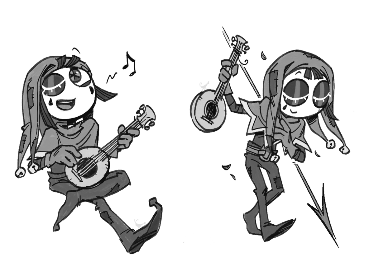 sage_shrimp's tweet photo. Pomni X Darkest Dungeon #TADC https://t.co/Ge5HcTvP9w