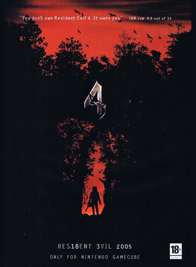 RetroGamerArt's tweet image. "You don't own Resident Evil 4. It owns you." 🖤