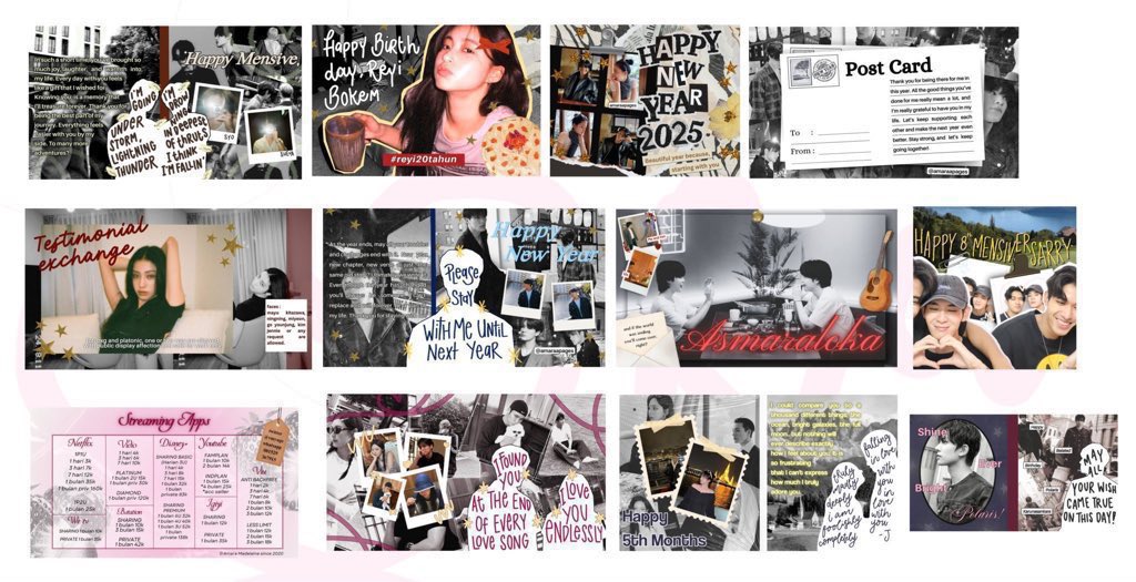 vmyage's tweet photo. [♡]  hi-ello :3 are u lookin for something special wrap in hand? <3 got it only on @amaraapages’s catalog! ; mensive, birthday needs, corat-coret, scrapbook, sticker, fcv, poster, wm, watermark, scribble, etc!

 #zonauang https://t.co/MFUZ7RiQOy