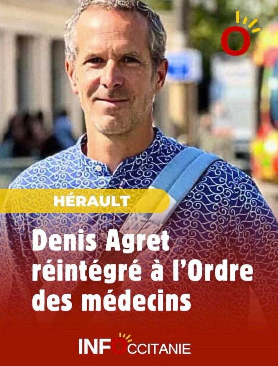 Bravo à vous <a href="/AgretDenis/">Denis Agret</a> !

Et merci pour votre travail assidu de réinformation.

Votre engagement pour la bonne santé de tous vous honore !

Reconnaissance infinie ! 💛💛💛