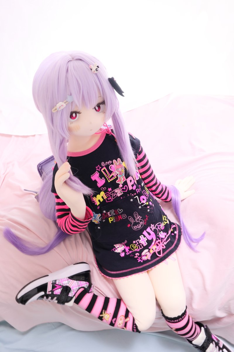 ピンクと黒のコーデ好き好き侍