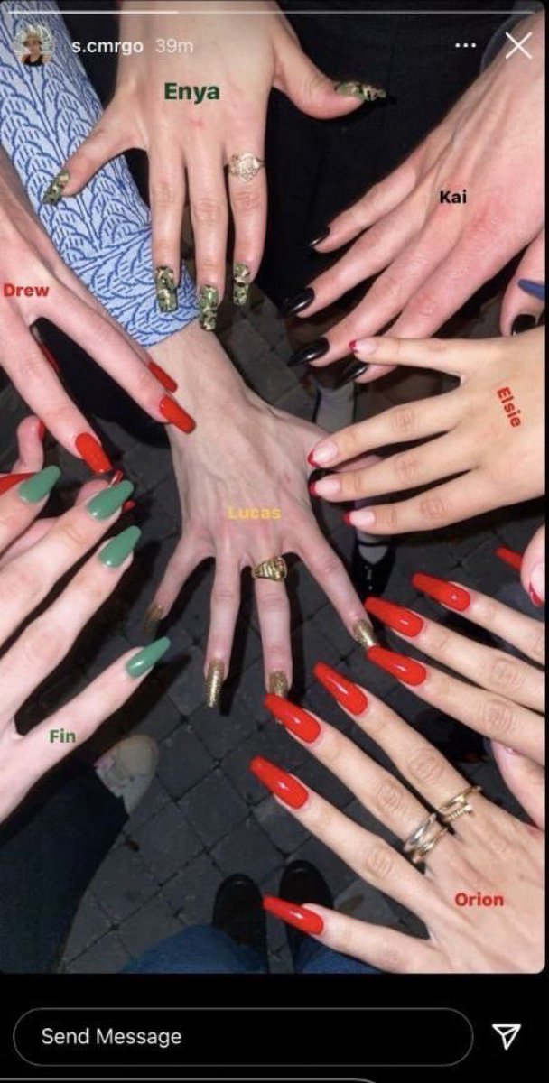 ruthbaderog's tweet image. finn with green nails is such a serve idec